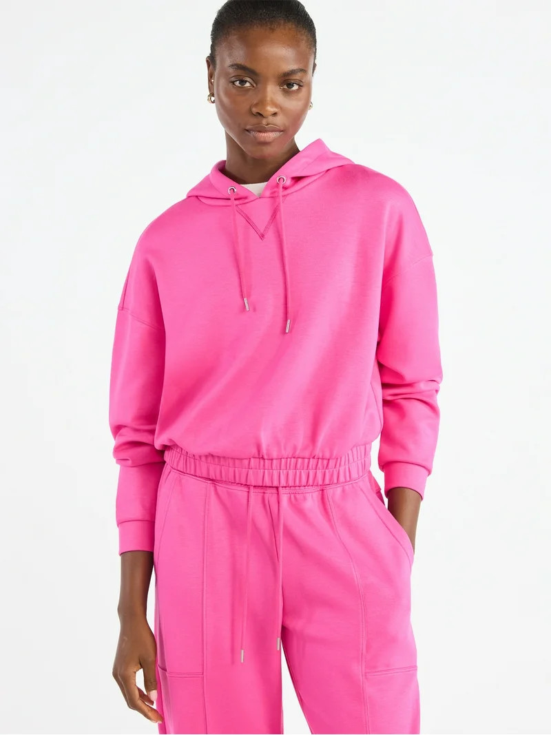 Scoop Women's New Scubaknit Pullover Hoodie, Sizes XS-XXL - Walmart.com | Walmart (US)