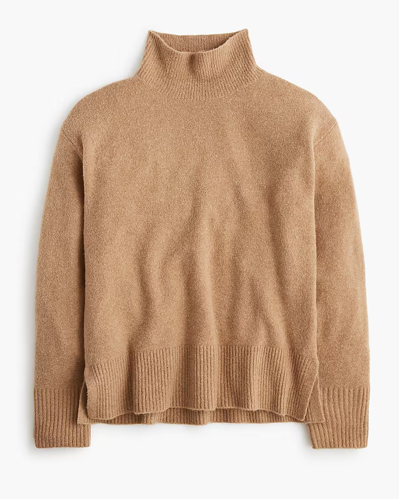 Mockneck sweater in extra-soft yarn | J.Crew Factory