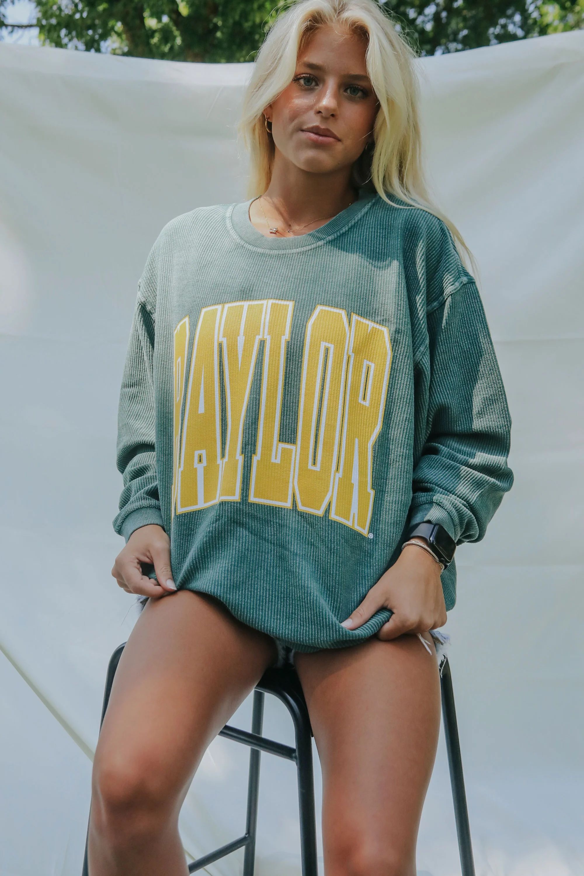 charlie southern: baylor collegiate corded sweatshirt - 2023 | RIFFRAFF