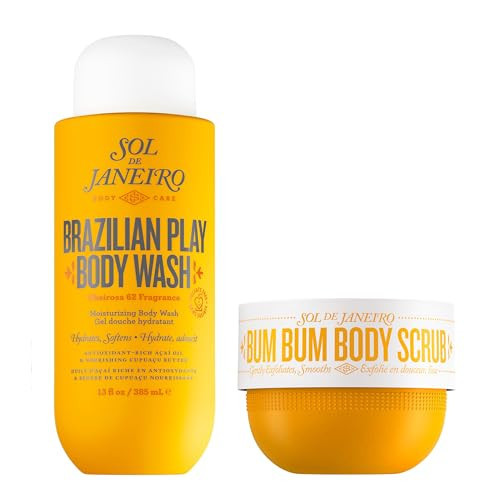 Sol de Janeiro Brazilian Play Body Wash & Bum Bum Body Scrub Shower Duo, Amazon Exclusive | Amazon (US)