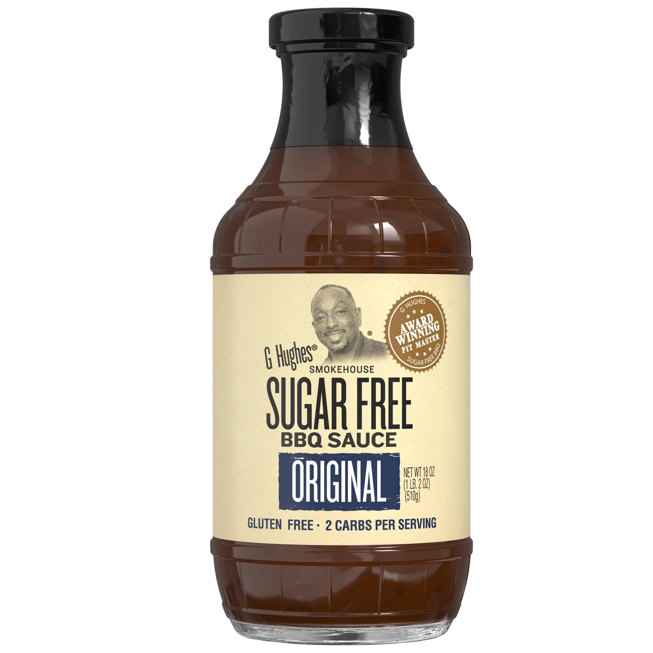 G Hughes Sugar Free Original BBQ Sauce, 18 oz | Walmart (US)