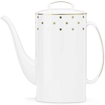 KATE SPADE Larabee Road Gold Coffeepot with Lid, 2.95 LB, Metallic | Amazon (US)