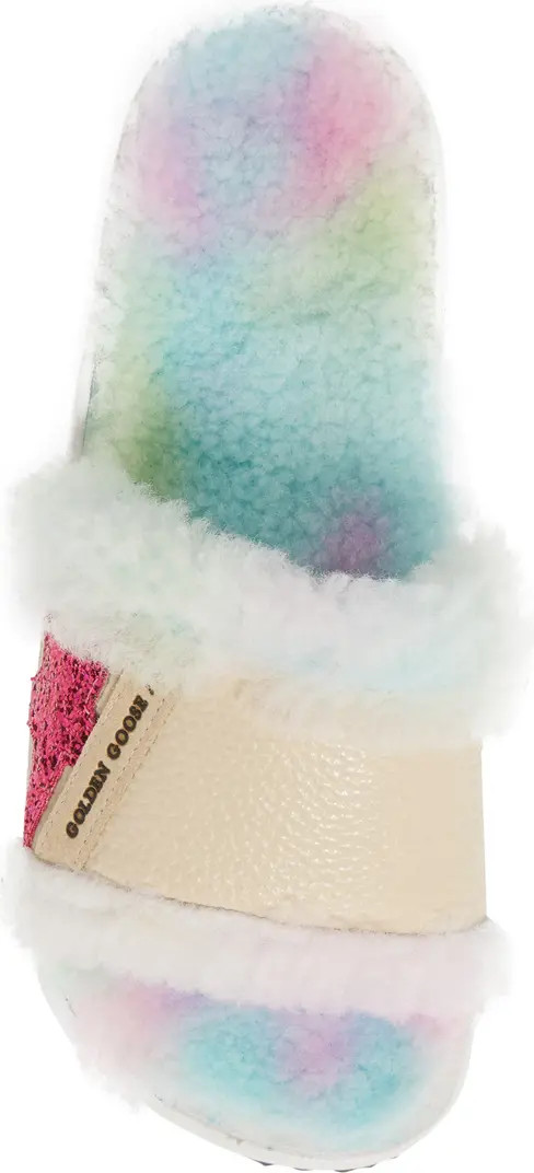 Poolstar Genuine Shearling Slide Sandal (Women) | Nordstrom