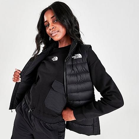 The North Face Inc Women's Aconcagua Vest in Black/TNF Black Size X-Large Nylon/Polyester | Finish Line (US)