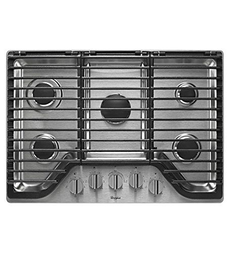 Whirlpool WCG97US0DS WCG97US0DS 30 Stainless 5 Burner Gas Cooktop | Amazon (US)