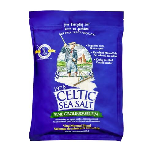 Celtic Sea Salt, Fine Ground Mineral Sea Salt, 5 lb Resealable Bag, Unrefined, Vital Minerals, Family Founded Since 1976, Dry Brine Turkey | Amazon (US)