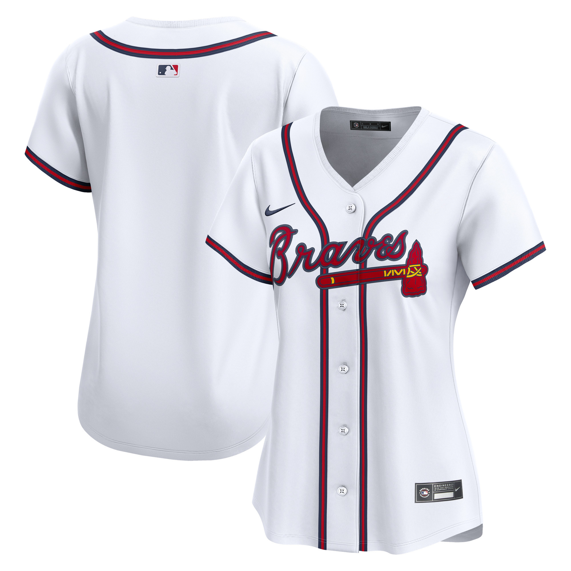 Women's Nike White Atlanta Braves Home Limited Jersey | Fanatics