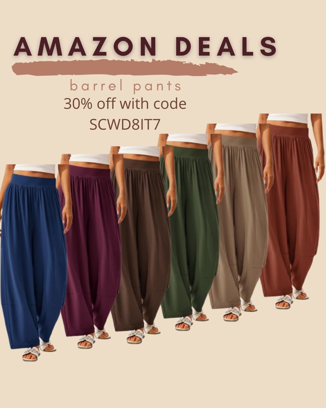 $14 ends 5/24

Amazon fashion
Amazon deals
Barrel pants
Lounge pants
Comfy pants

#LTKSaleAlert