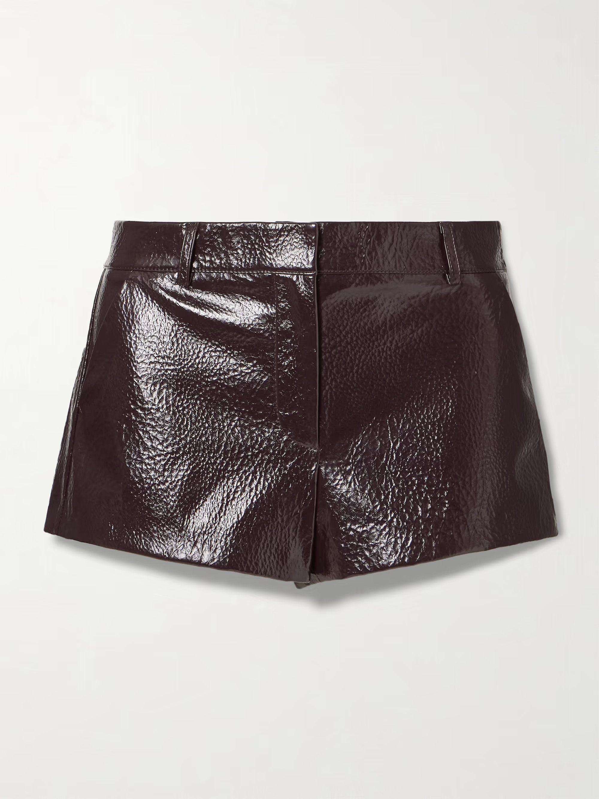 THE FRANKIE SHOP Kate faux textured-leather shorts | NET-A-PORTER | NET-A-PORTER (UK & EU)