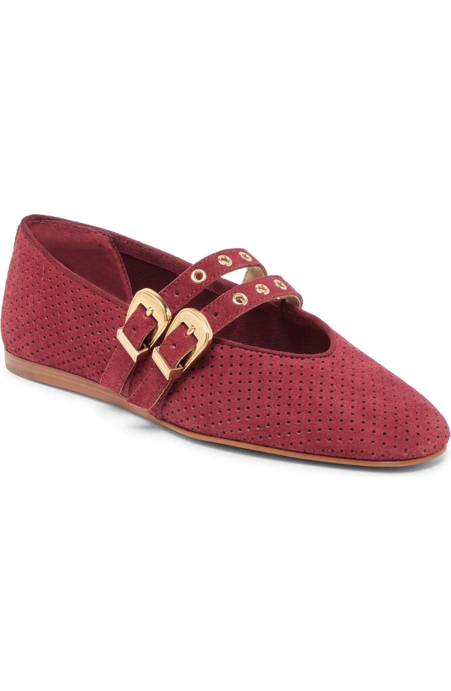 Baylee Grommet Mary Jane Flat (Women) | Nordstrom