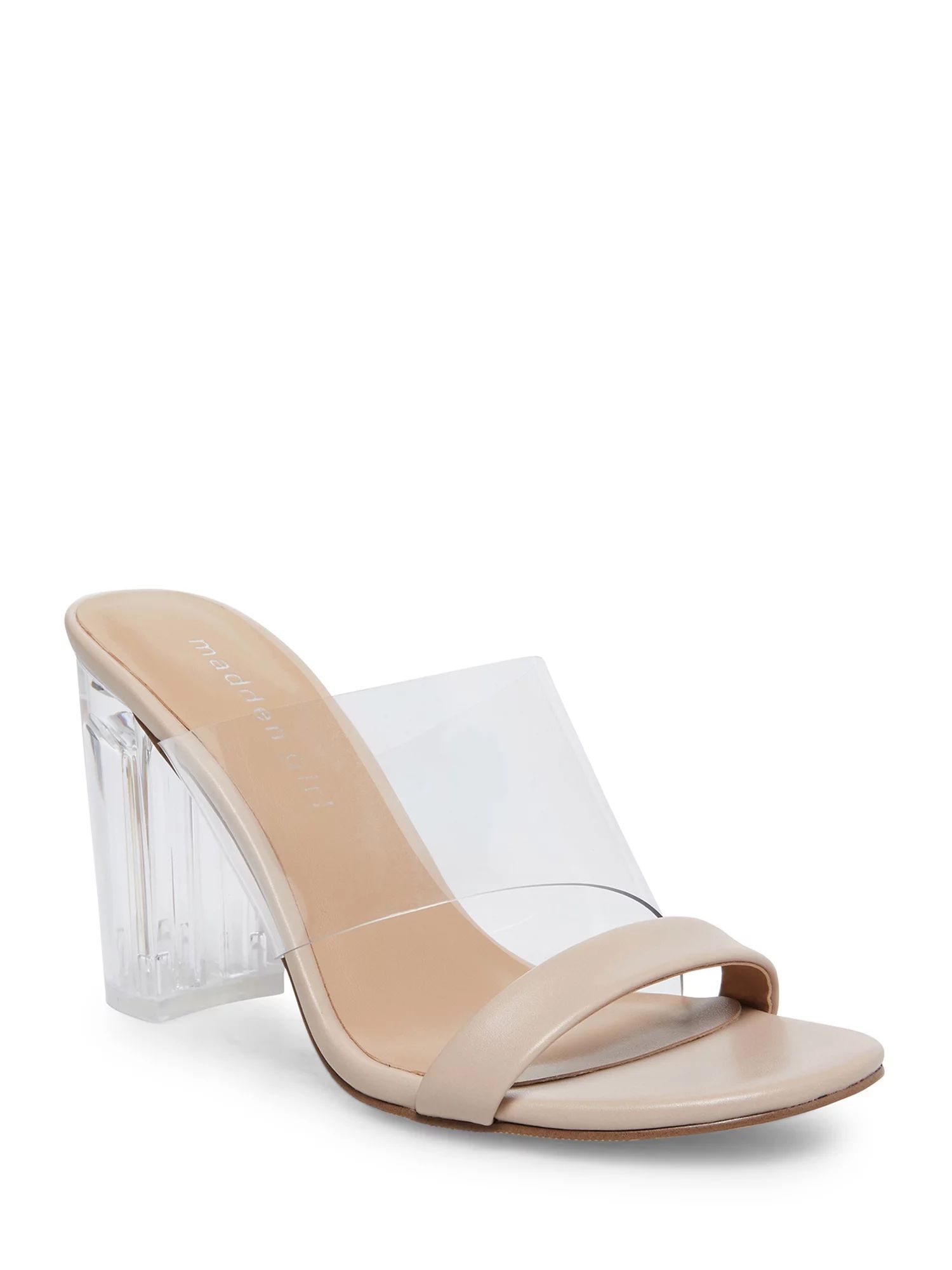 Madden Girl Women's Averie Lucite Heeled Dress Sandal - Walmart.com | Walmart (US)