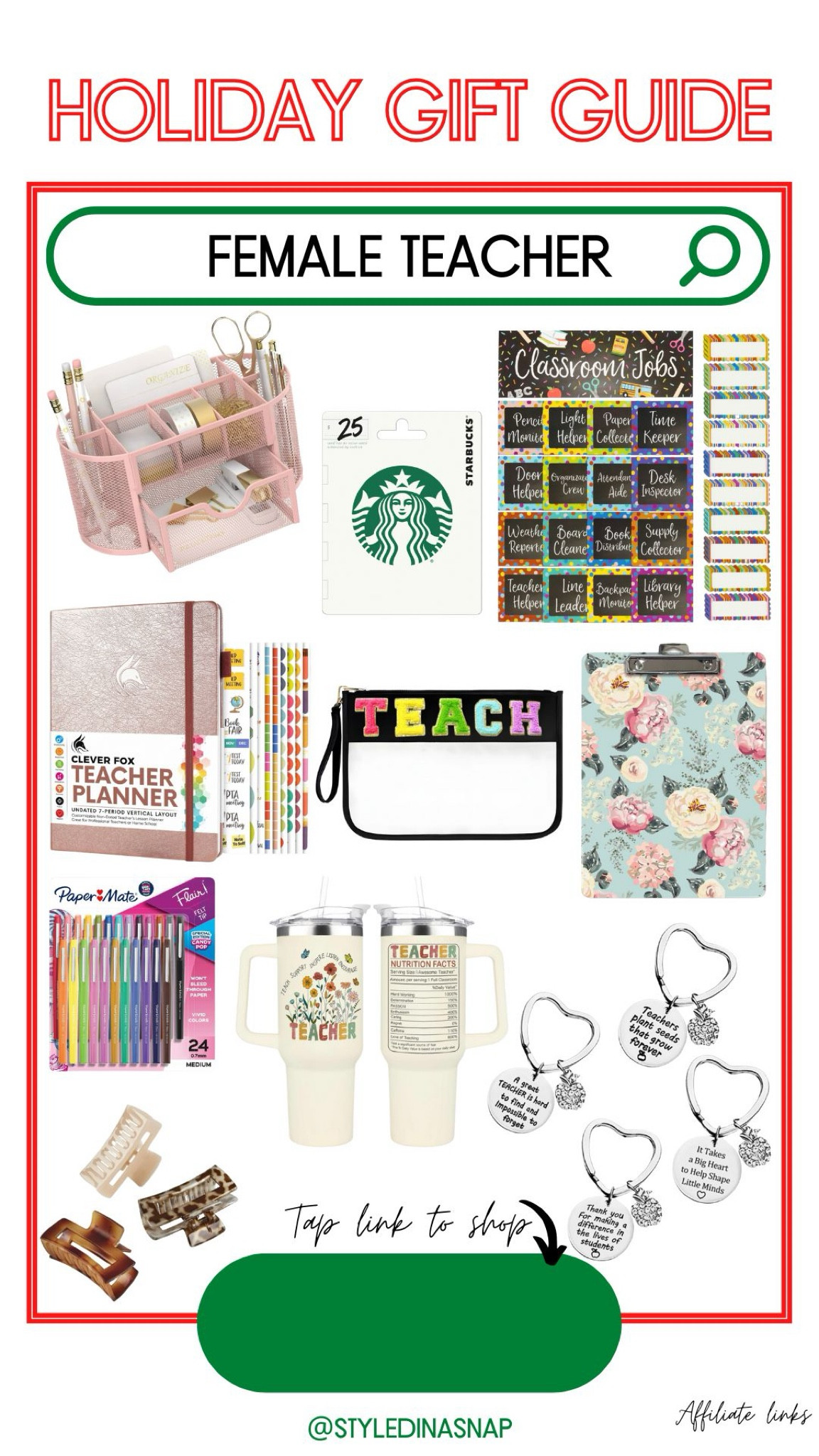 Holiday Gift Guide: FOR FEMALE TEACHER

#LTKSeasonal #LTKGiftGuide #LTKHoliday