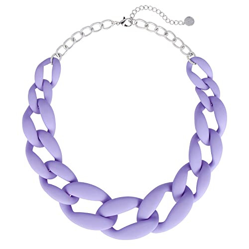 Coiris Chunky Choker Necklace for Women Acrylic Statement Collar Necklaces Cuban Fashion Bib Coll... | Amazon (US)