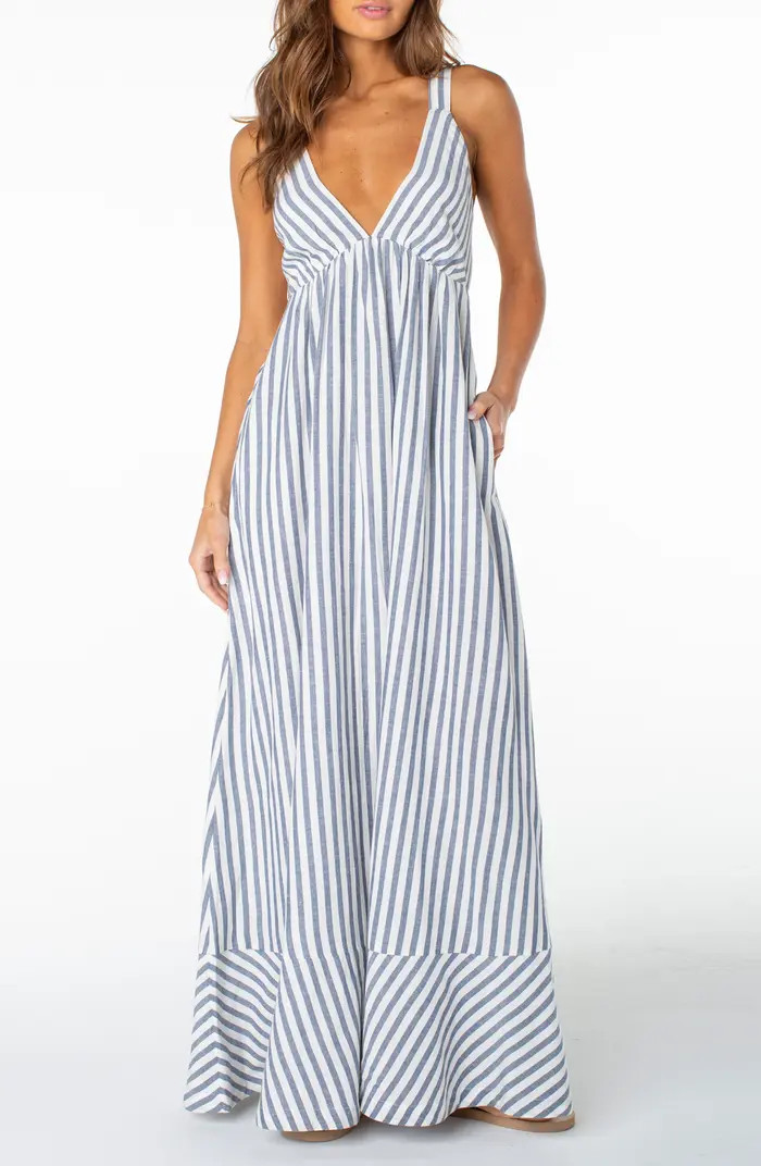 Wilder Coast Stripe Maxi Sundress | Nordstrom