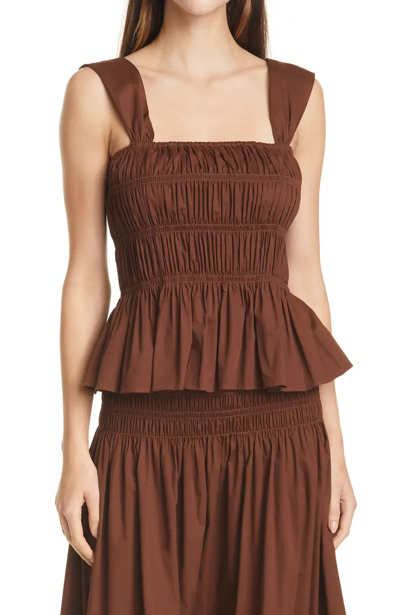 Ida Shirred Peplum Top | Nordstrom