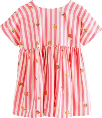 NEXT Kids' Stripe Orange Cotton Dress | Nordstrom | Nordstrom