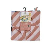Beautiful Stripe Bowl Holders Reversible Solid and Striped Pink Rosé & Thyme Blue, 2 Pack - Walm... | Walmart (US)