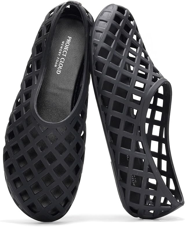 Project Cloud Jelly Ballet Flats Shoes for Women - Waterproof Womens Flats Womens Shoes - Lightwe... | Amazon (US)