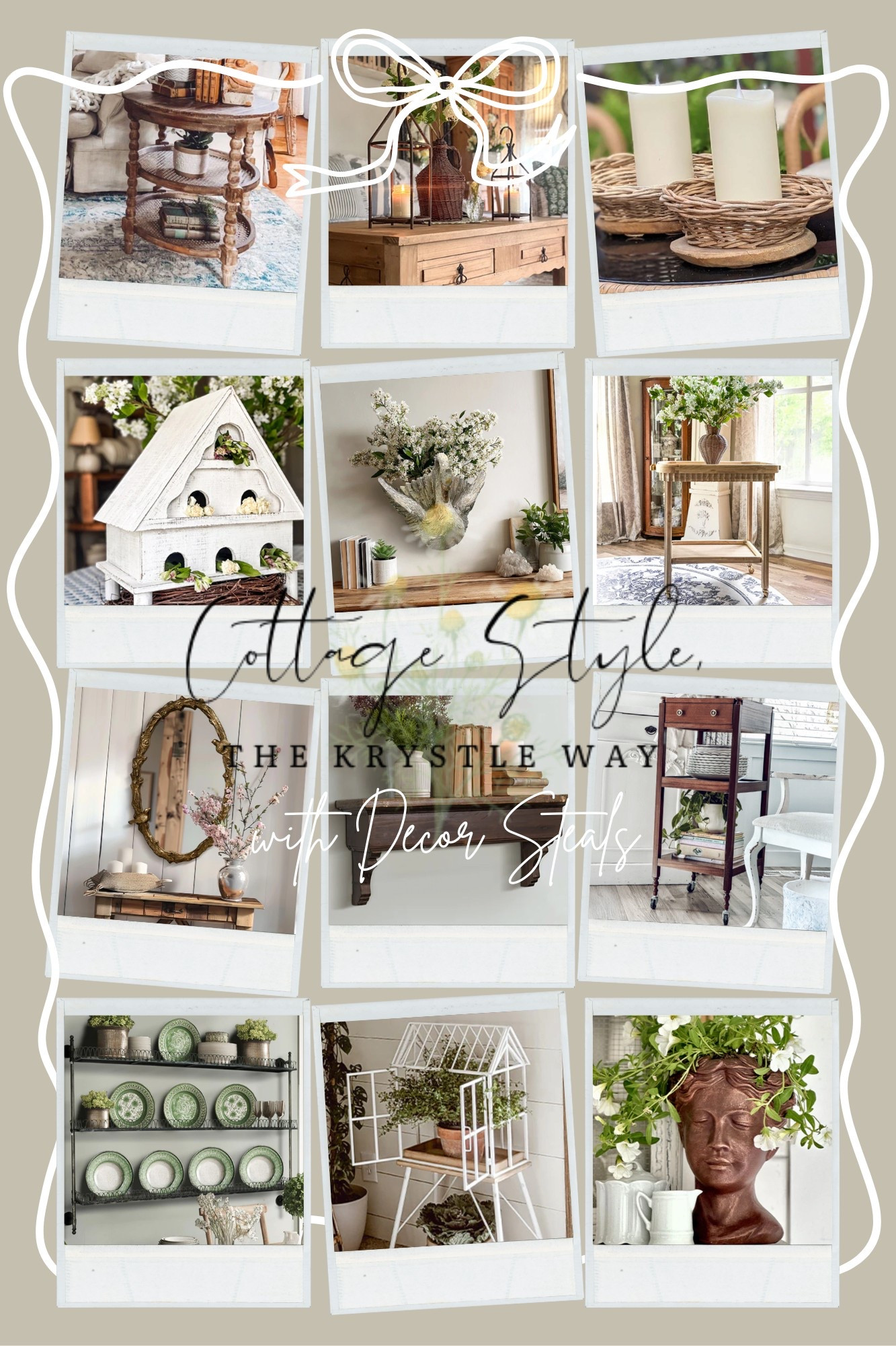 Charming cottage finds — the Krystle way!
I’ve rounded up some of my favorite pieces from Decor Steals that bring that effortless, cozy cottage charm to any space. From vintage-inspired tables to garden-fresh touches, every find feels like a little story waiting to unfold.

Tap to shop these timeless treasures, and sprinkle a little more charm into your home, one sweet steal at a time!

#LTKFindsUnder50 #LTKHome #LTKFindsUnder100