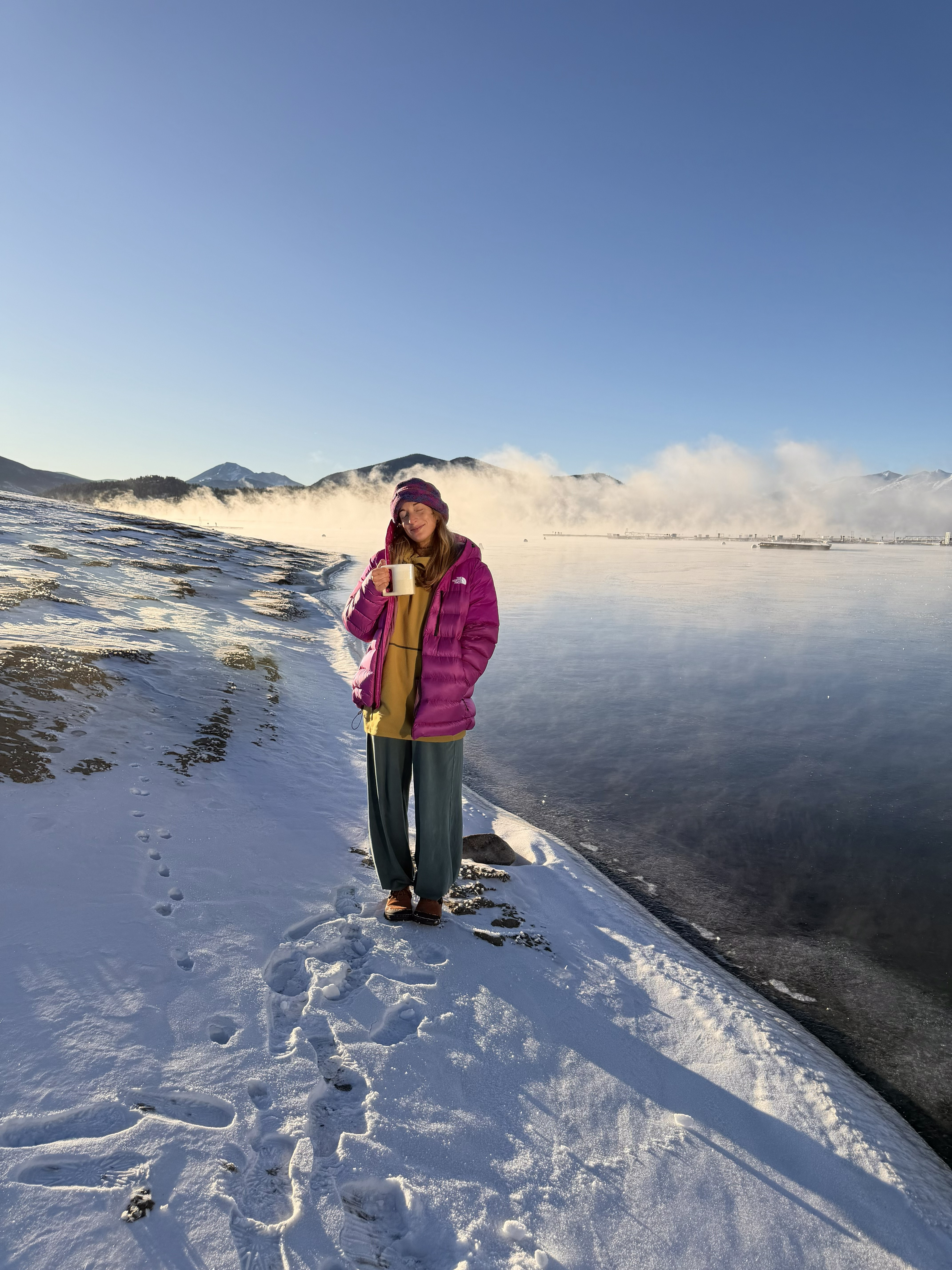 Cold mornings and the coziest layers. Living in oversized puffers, relaxed hiking pants, and trail sneakers! 

 #LTKmorningroutine #LTKActive #LTKTravel