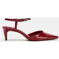 Zara - Slingback Heels - Red - 6½ - Woman | Zara US