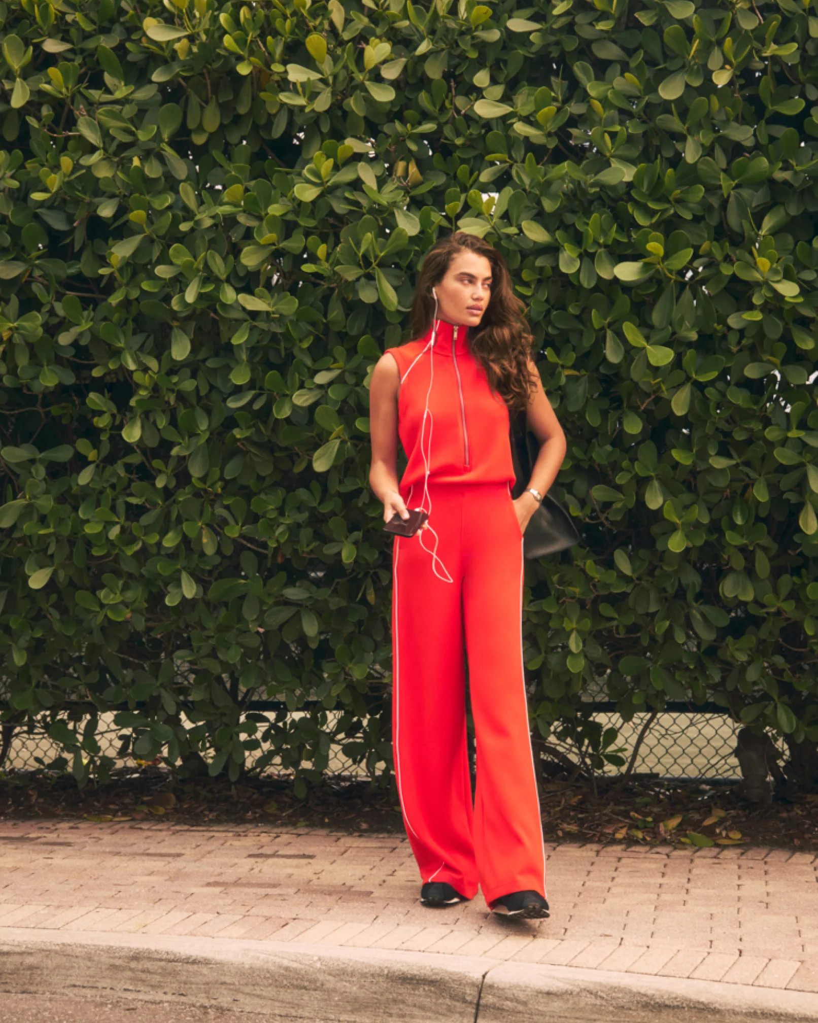 SPANX AirEssentials® Pique Sleeveless Mockneck Jumpsuit | Spanx