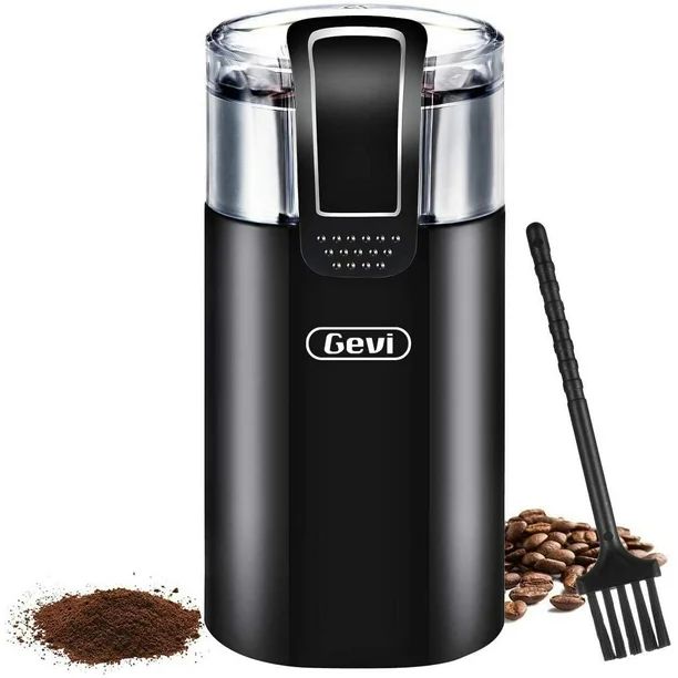 Gevi Electric Coffee Grinder One-Touch Control Coffee Bean Grinder for Nuts, Sugar, Grains, Clear... | Walmart (US)