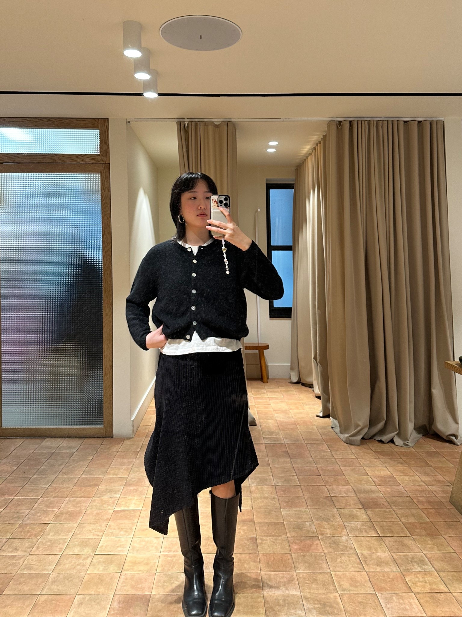 nyc ootd 🖤 skirt is vintage! 

#LTKStyleTip #LTKSeasonal