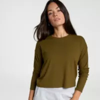 CALIA Women's Everyday Rib Boxy Long Sleeve Tee | DICK'S Sporting Goods