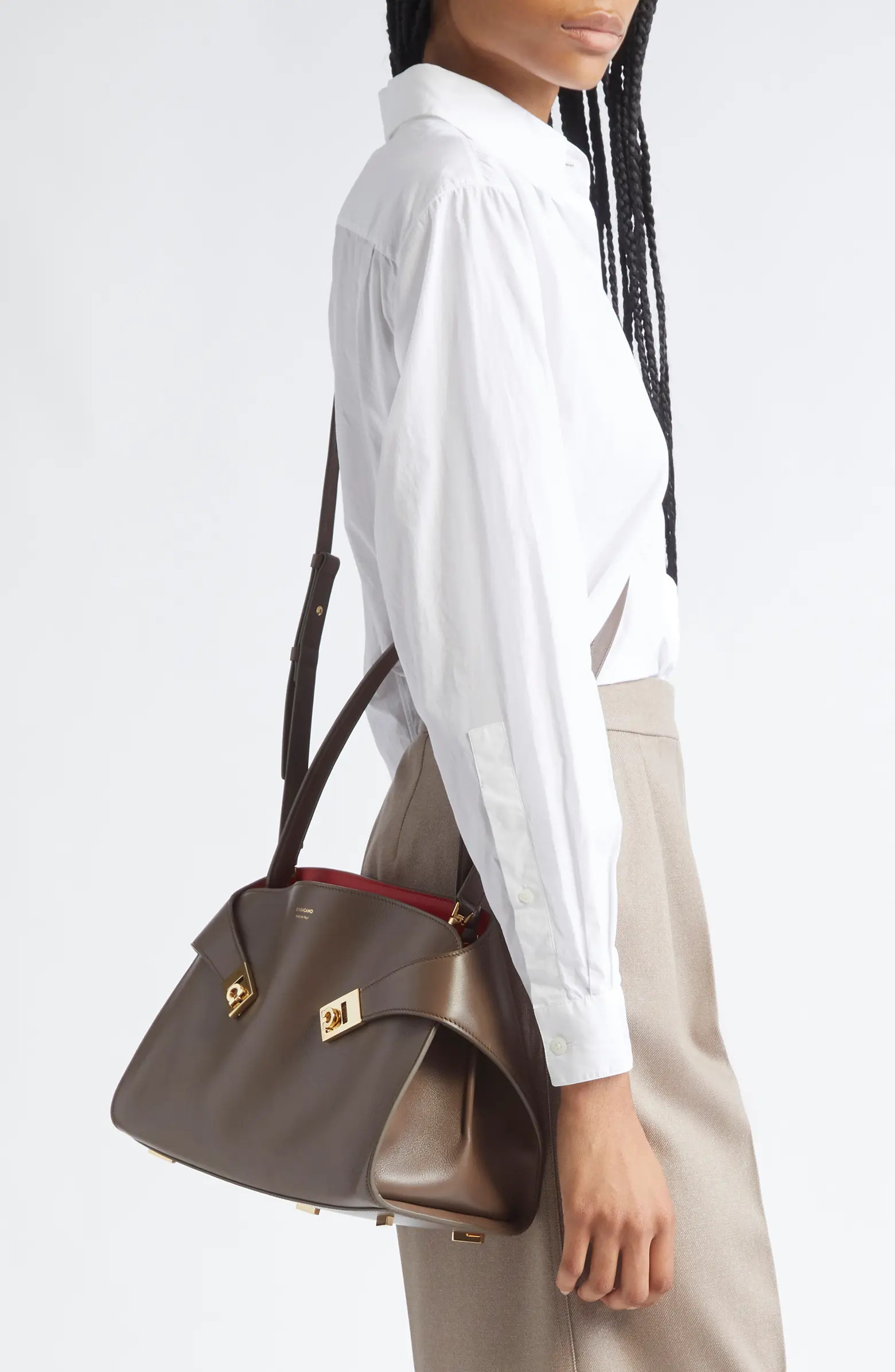 Small Hug Leather Top Handle Bag | Nordstrom