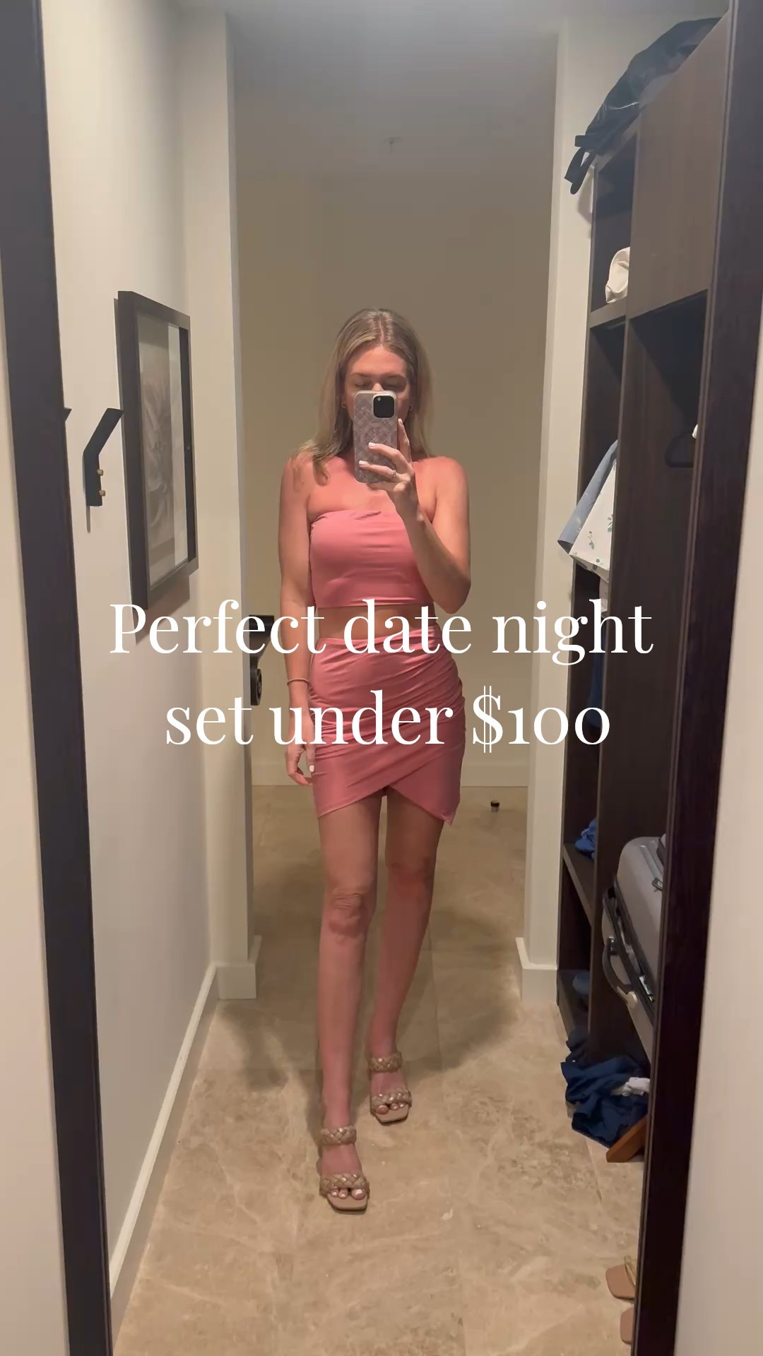 I couldn't believe the price!! Under $100 and fits true to size. Wearing a size small. #revolve #pinkset #vacaylooks #ootdvacation 

#LTKTravel #LTKootd #LTKPetite