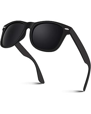 Sunier Polarized Sunglasses Men 80's Retro Classic Square Frame Driving Fishing Mens Women Sungla... | Amazon (US)