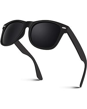 Sunier Polarized Sunglasses Men 80's Retro Classic Square Frame Driving Fishing Mens Women Sungla... | Amazon (US)