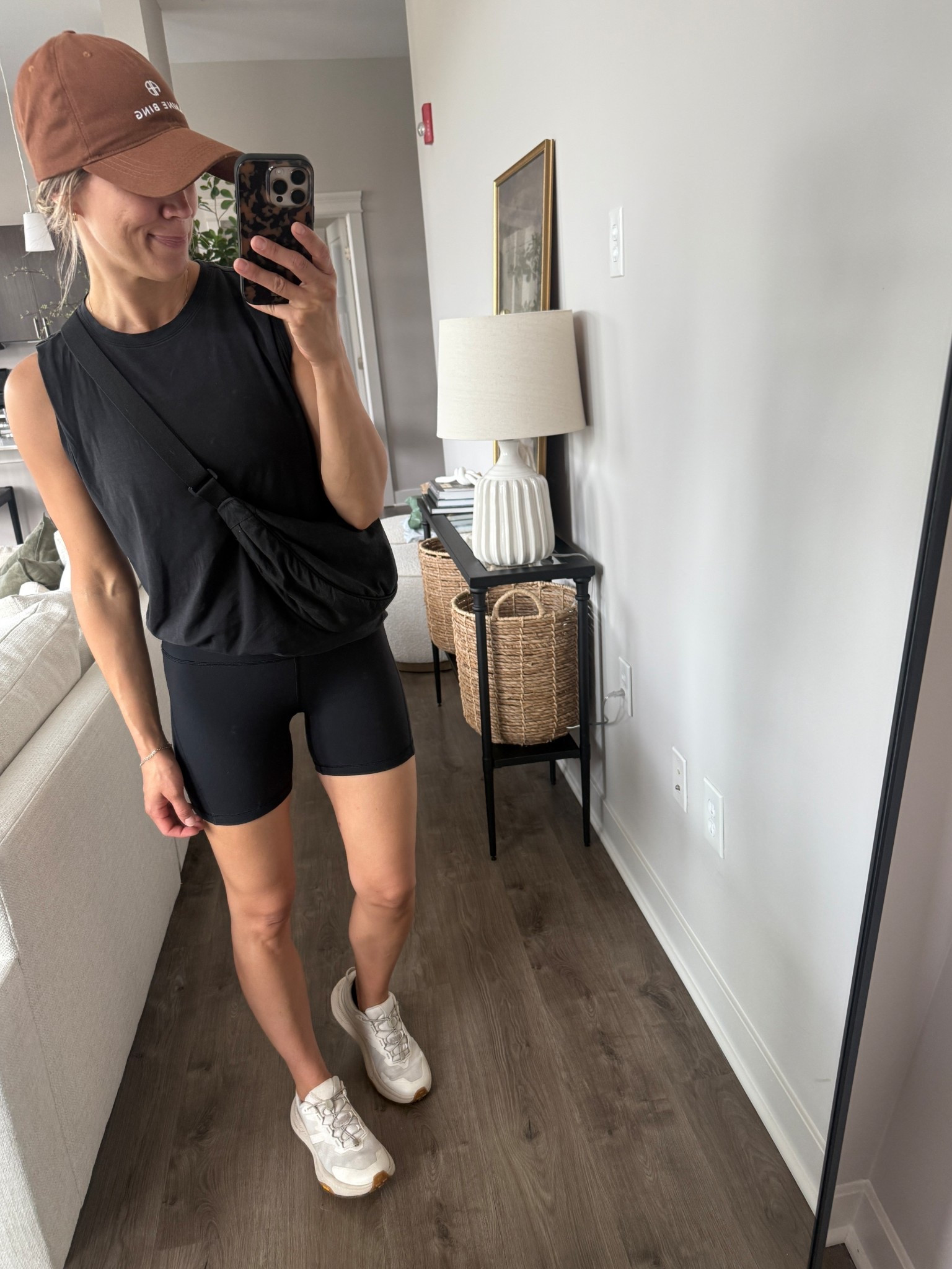 Wearing 6 tank, 4 bike shorts, medium sports bra, sneakers tts

#LTKFindsUnder50 #LTKOver40 #LTKActive