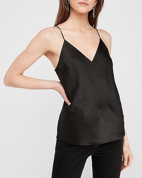 Textured Satin Cami | Express