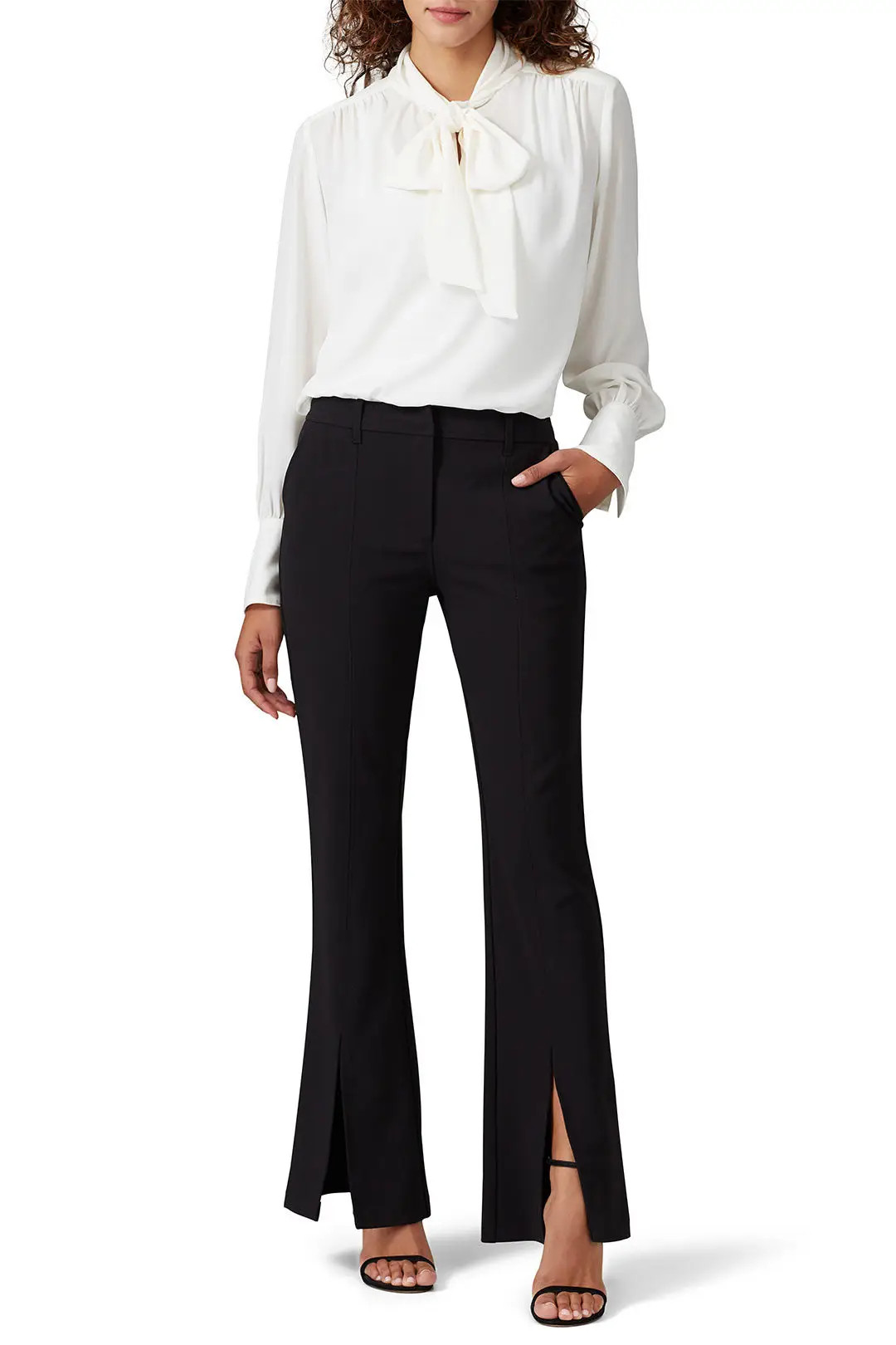 Fifteen Twenty Scarf Tie Neck Top | Rent The Runway