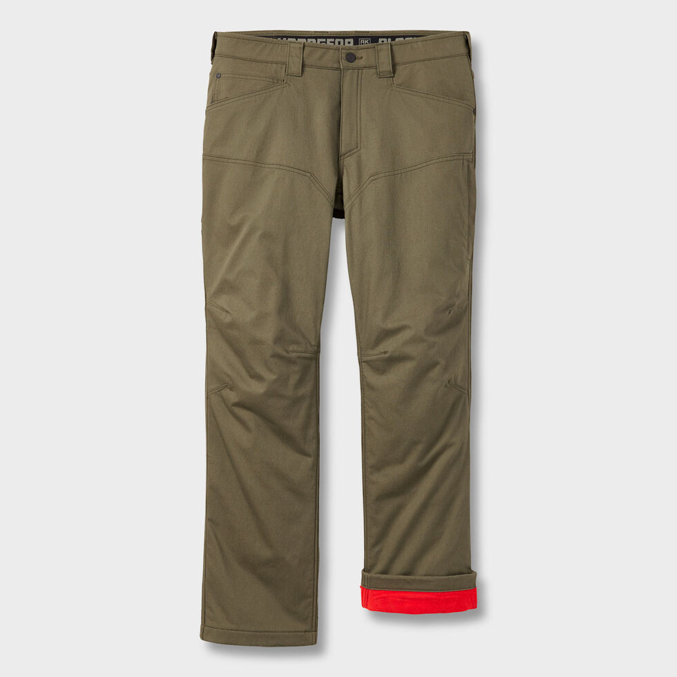 Men's AKHG Stone Run Standard Fit Fleece Lined Pants | Duluth Trading Company