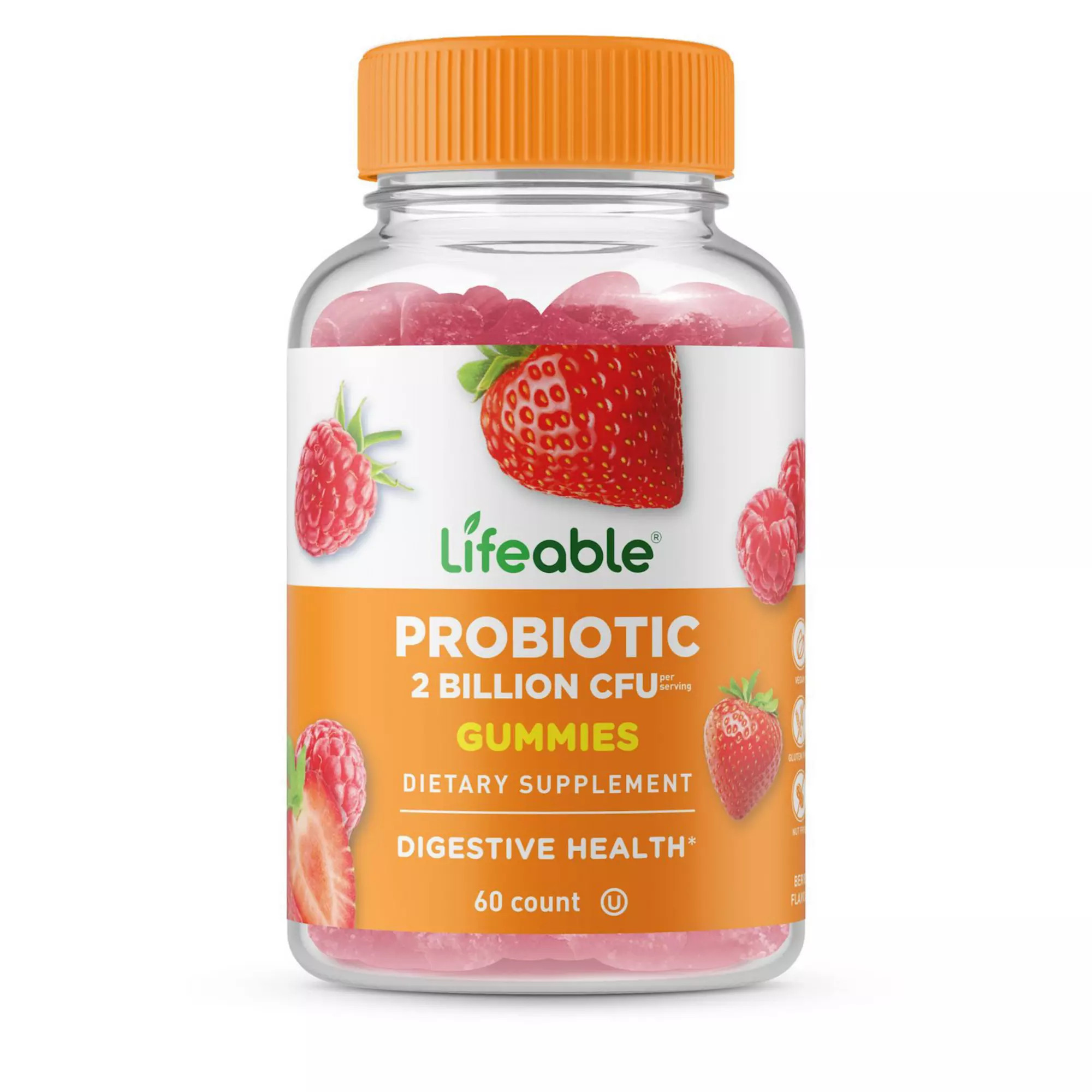 Lifeable® Probiotics 2 Billion CFU Gummies - Healthy Digestive And Immune - 60 Gummies | Kohl's