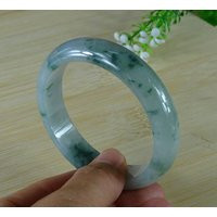 Jade Bangle Bracelet Icy Green Chinese Genuine Grade A Jadeite With Certification 58mm B-186-4 | Etsy (US)