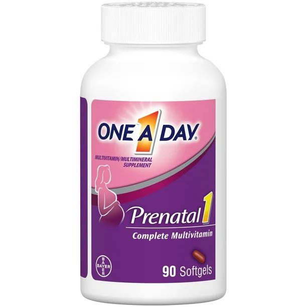One A Day Women's Prenatal Multivitamin with Omega 3 and DHA, 90 Ct | Walmart (US)