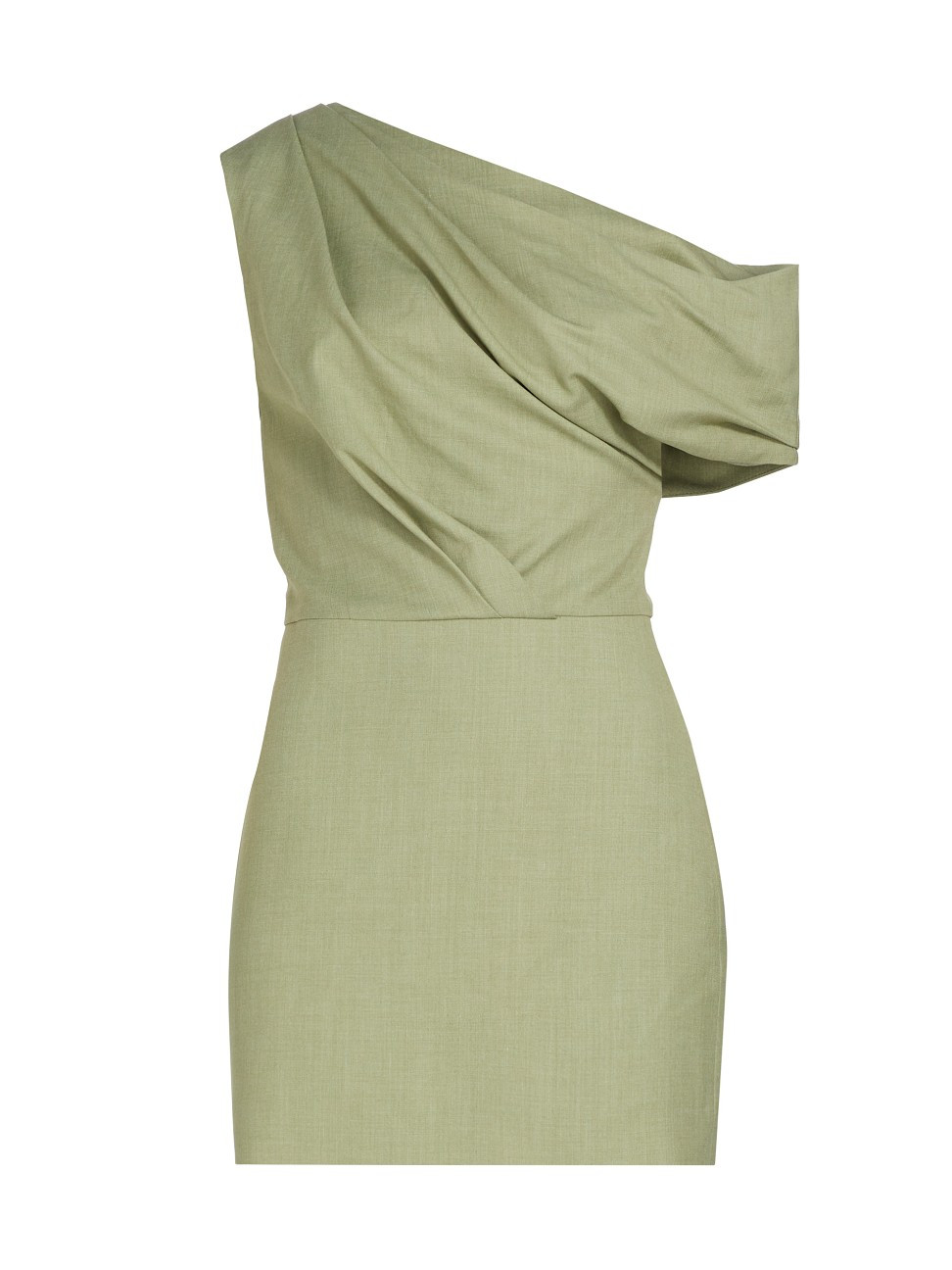 Women's Leighton One-Shoulder Minidress - Sage - Size 2 | Saks Fifth Avenue