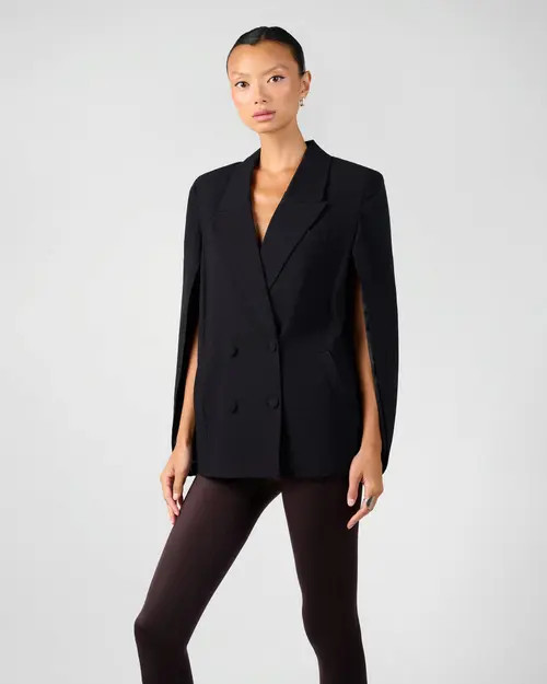 WeWoreWhat Cape Blazer in Black at Nordstrom, Size Xx-Small | Nordstrom