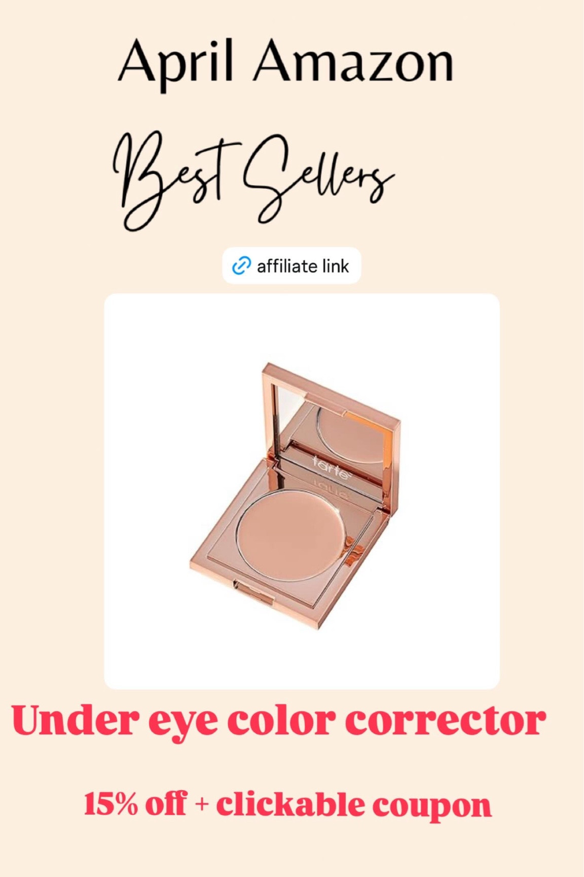 Tarte color corrector on sale ! 
Under eye circles 

#LTKBeauty
