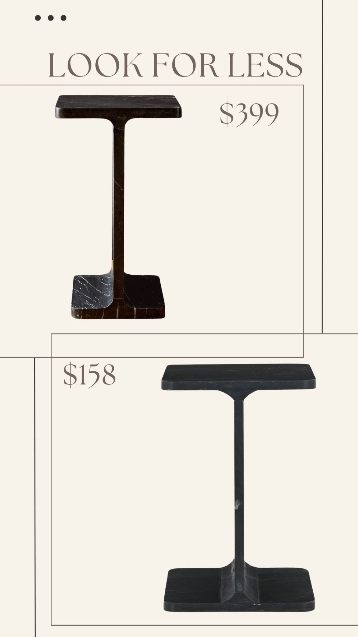 Another amazing LOOK FOR LESS! Love this black stone table

#LTKSaleAlert #LTKHome #LTKStyleTip