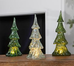 Resin Lit Trees, Set of 3 | Pottery Barn (US)