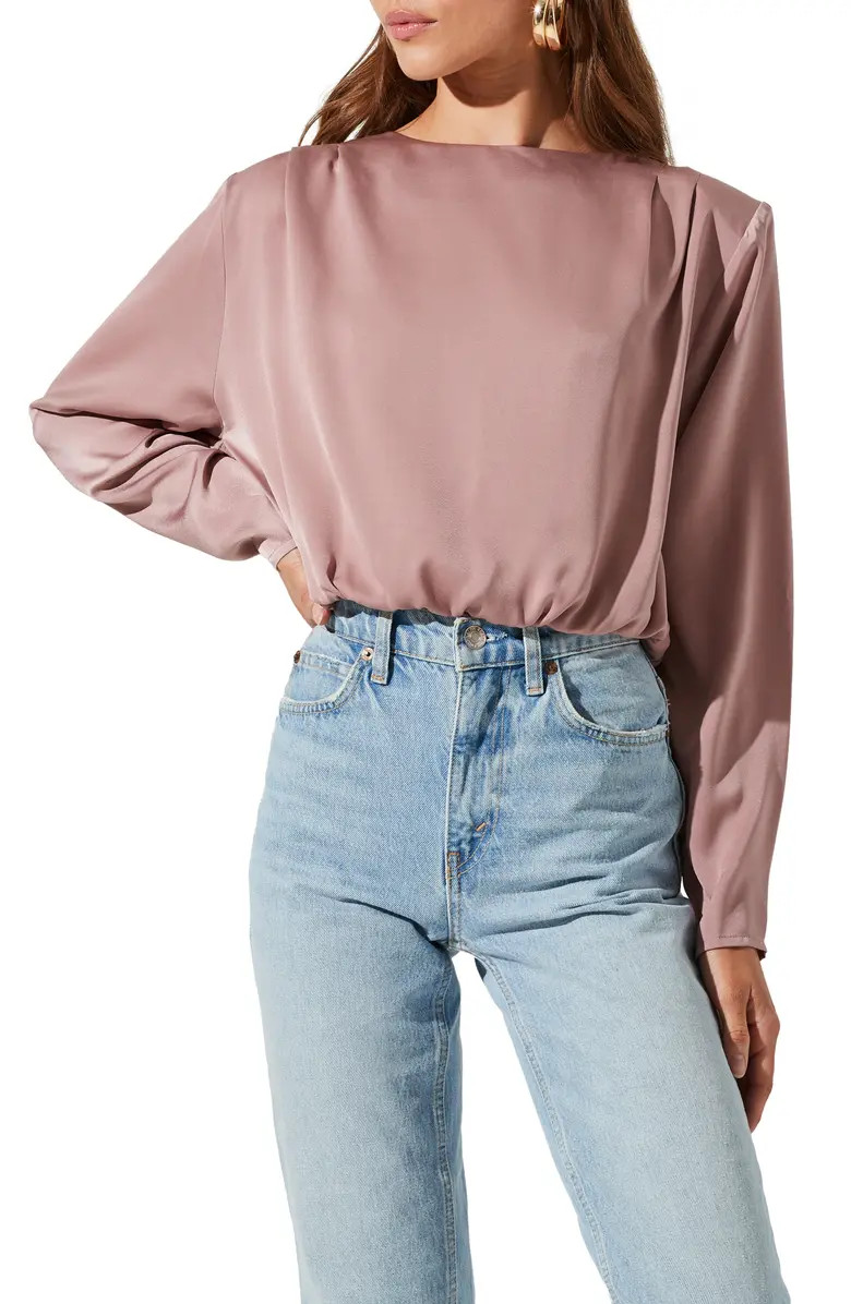 Pleat Shoulder Top | Nordstrom