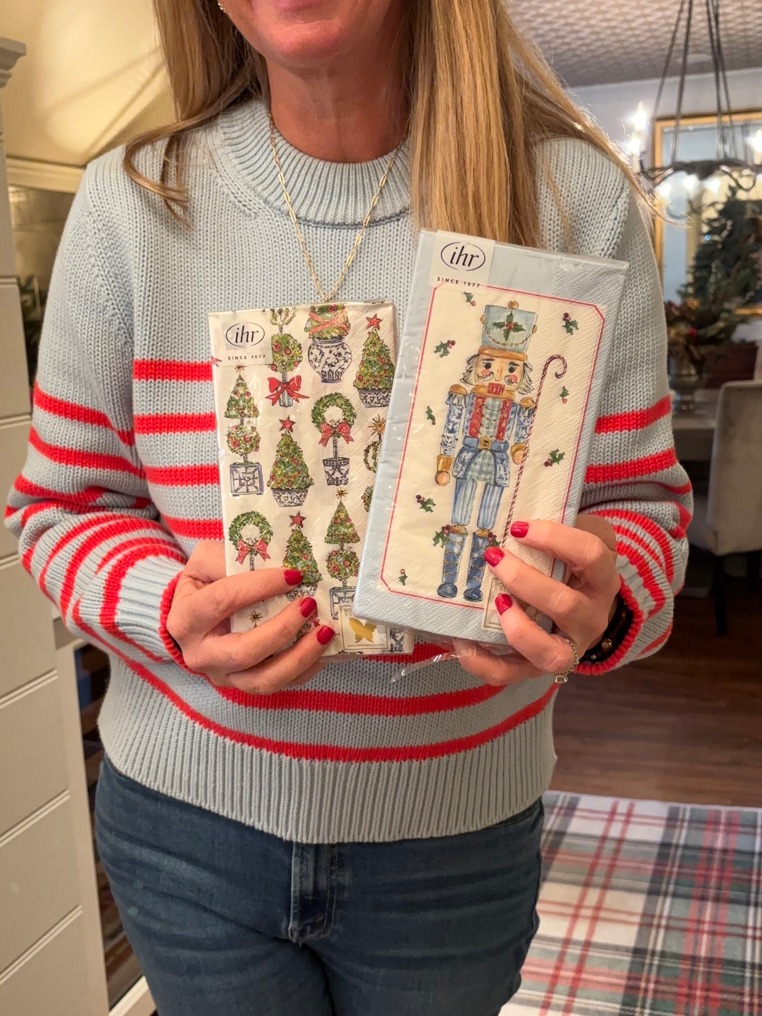 Cutest guest towels for the powder room! 