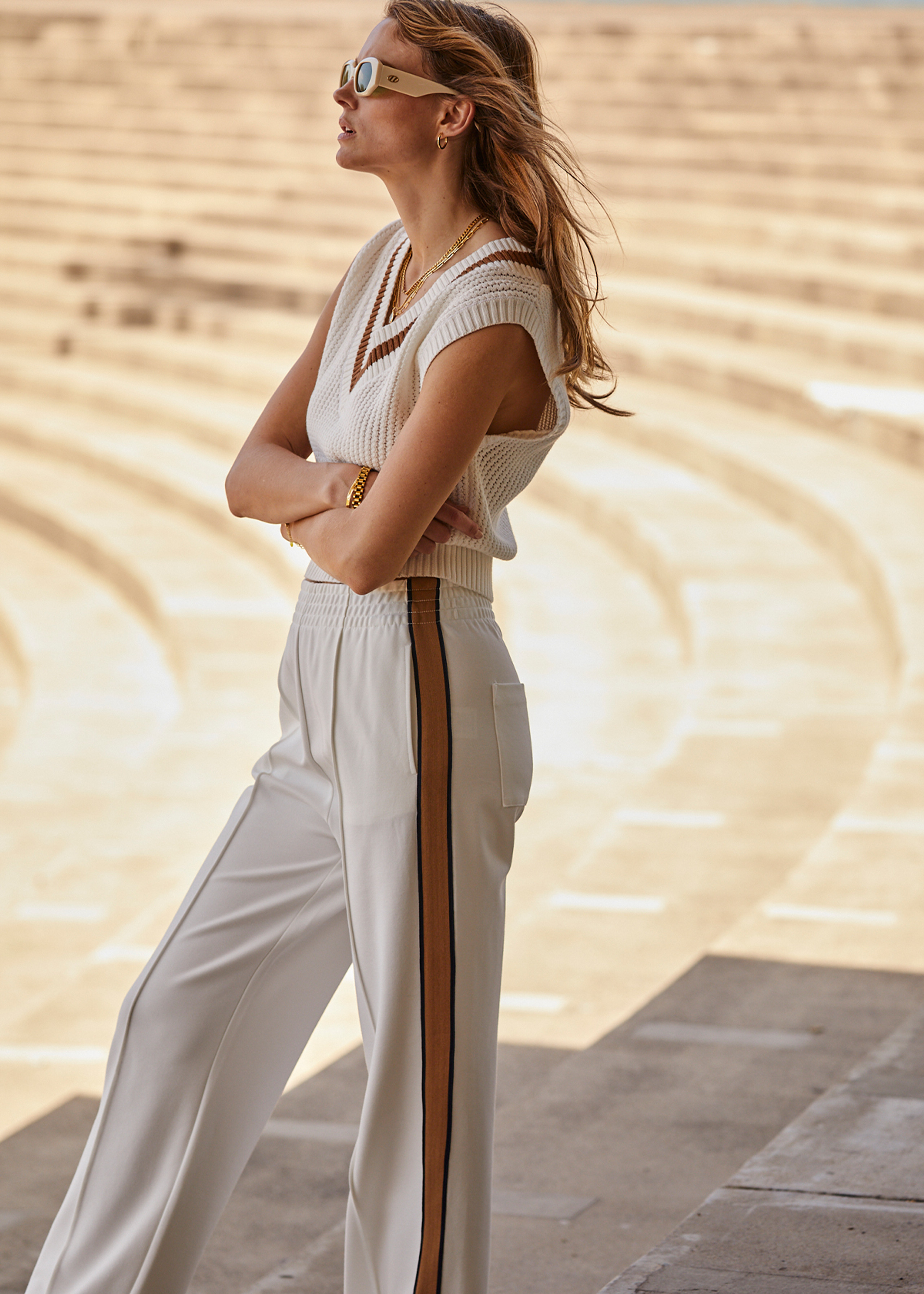 BLEECKER MONTE PANT in WHITE | The UPSIDE | The Upside (Australia & New Zealand)