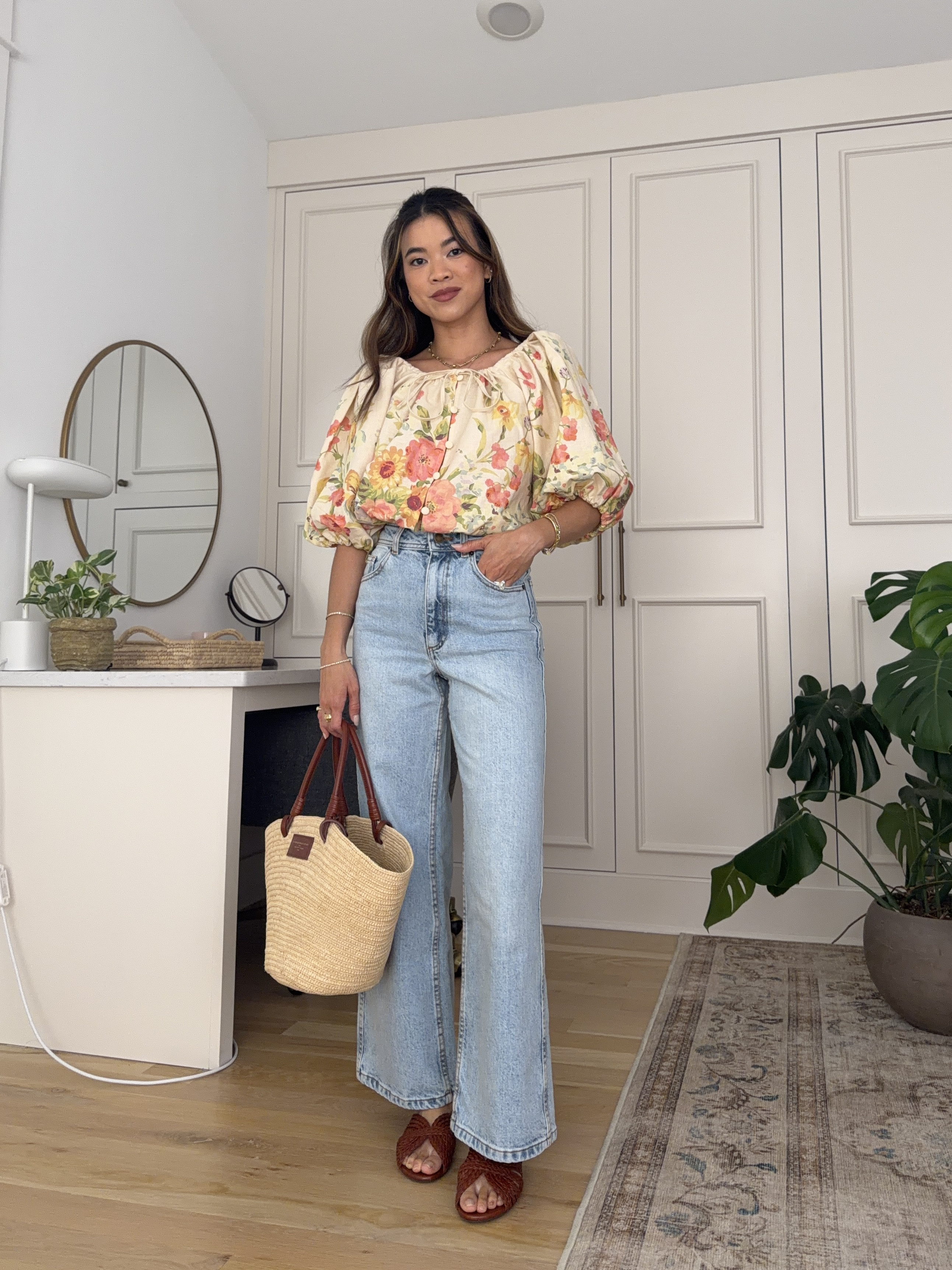 The cutest jeans from @SEZANE. I love how these fit on my petite height (I’m 5’2)!

Sizing info:
-Sezane Camelia Shirt (Size 2 in Estate Print)
-Sezane Le Crop Washed (Size 0 in Bleach)

petite fashion, get dressed with me, outfit inspiration, ootd, nashville outfit, Nashville influencer, petite style, vacation style, casual outfits, mom style, petite pants, spring outfits, spring outfit info, spring pants, spring outfit idea, spring top, summer pants, Sezane pants, spring shoes, petite jeans, petite wide leg jeans, sezane blouse, summer blouse, autumn blouse

#LTKootd #LTKSeasonal #LTKPetite