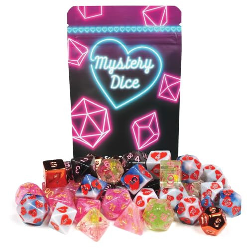 1985 Games Sweetheart Mystery Dice Set, DND Dice, Date Night Gift, 1 Pack | Amazon (US)
